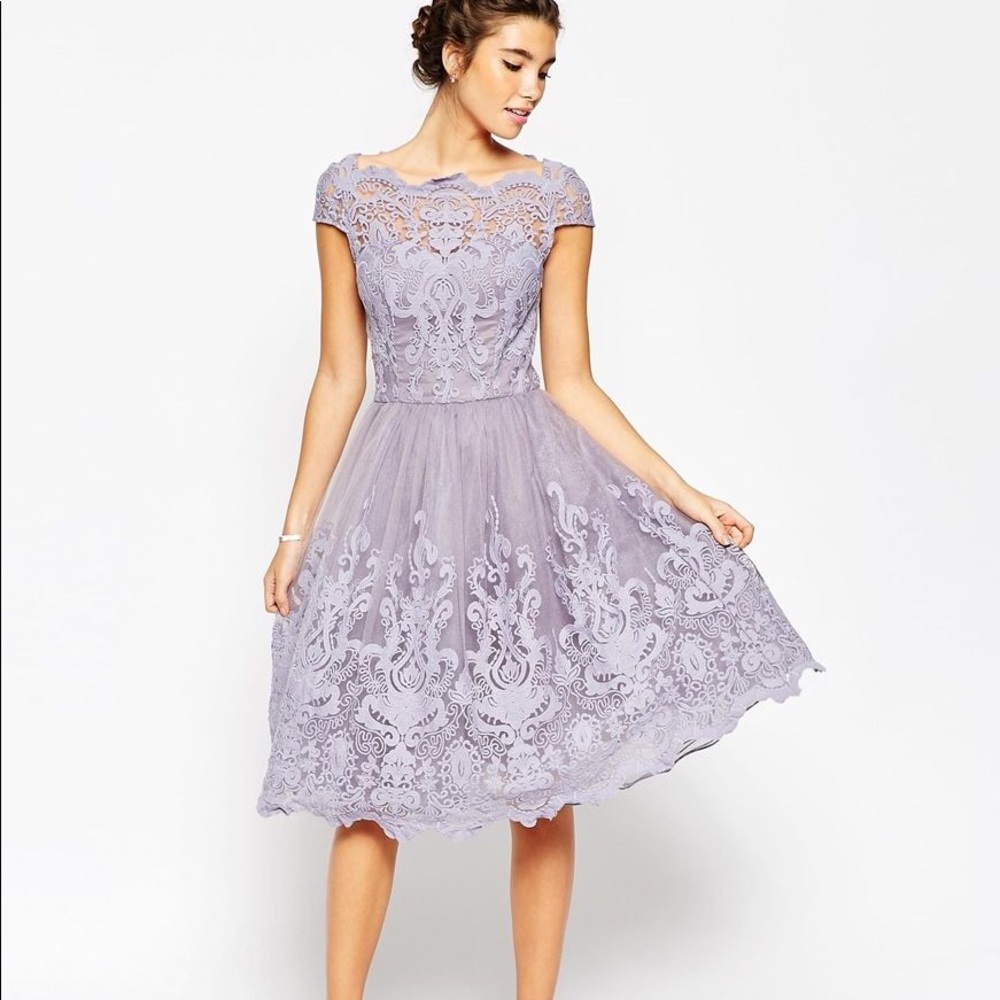 Modcloth Exquisite Elegance Dress in Lilac NEW